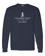 Load image into Gallery viewer, Columbus State University CSU Alumni Long Sleeve T-Shirt - Navy
