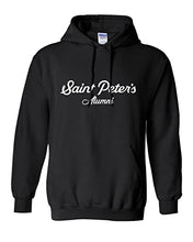 Load image into Gallery viewer, Saint Peter&#39;s University Alumni Hooded Sweatshirt - Black
