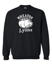 Load image into Gallery viewer, Wheaton College Lyons Crewneck Sweatshirt - Black
