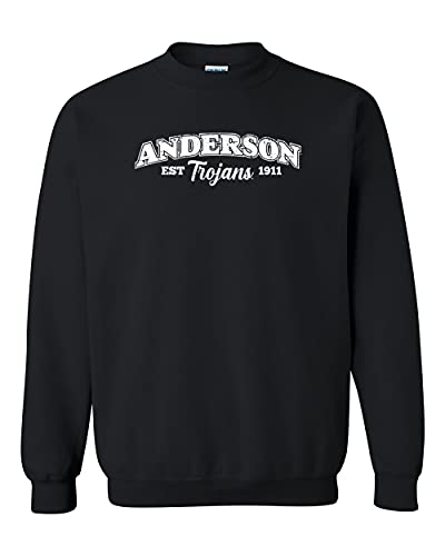 Anderson University Est 1911 Crewneck Sweatshirt - Black