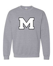 Load image into Gallery viewer, Marist College Block M Crewneck Sweatshirt - Sport Grey
