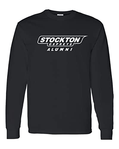 Stockton University Alumni Long Sleeve Shirt - Black