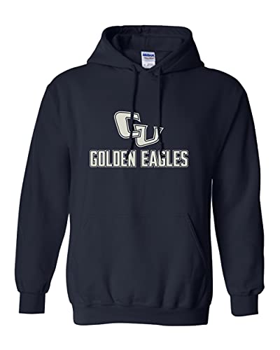 Cornerstone University Vintage CU Hooded Sweatshirt - Navy