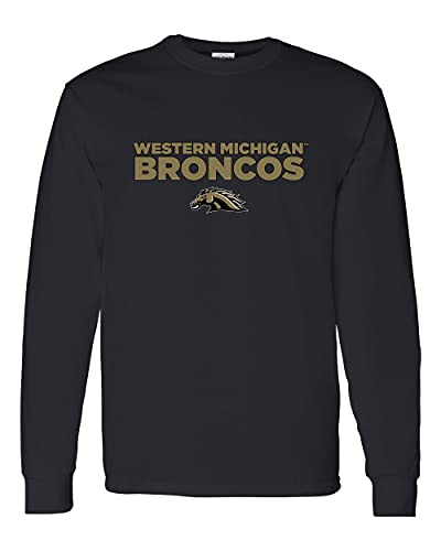 Western Michigan University Broncos Full Long Sleeve - Black