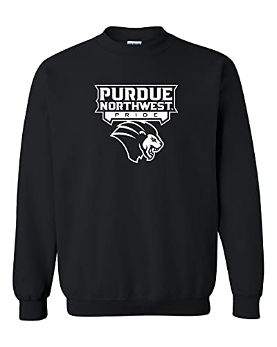 Purdue Northwest Pride One Color Crewneck Sweatshirt - Black