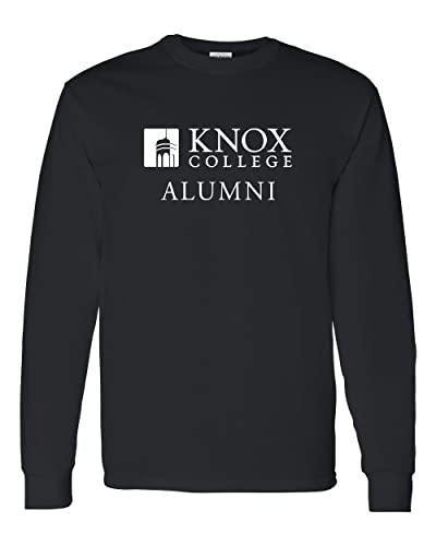 Knox College Alumni Long Sleeve T-Shirt - Black