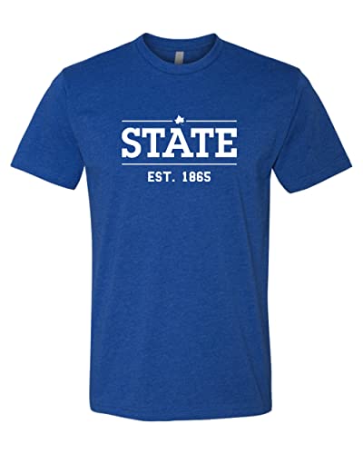 Indiana State Est 1865 Soft Exclusive T-Shirt - Royal