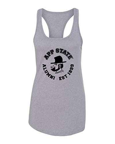 Appalachian State University Alumni Ladies Tank Top - Heather Grey