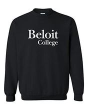 Load image into Gallery viewer, Beloit College 1 Color Crewneck Sweatshirt - Black
