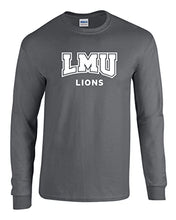 Load image into Gallery viewer, Loyola Marymount University Mascot Long Sleeve Shirt - Charcoal
