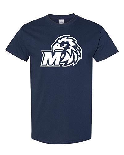 Monmouth University M One Color T-Shirt - Navy