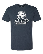 Load image into Gallery viewer, Drew University Stacked Logo Exclusive Soft Shirt - Midnight Navy
