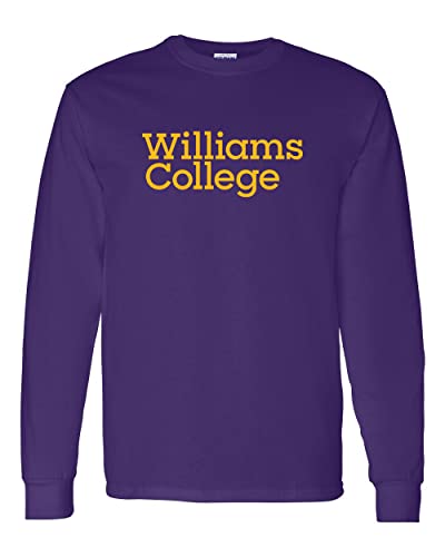 Williams College Long Sleeve Shirt - Purple