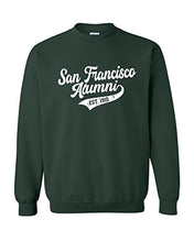 Load image into Gallery viewer, Vintage San Francisco Alumni Crewneck Sweatshirt - Forest Green
