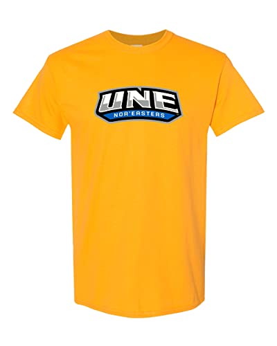 University of New England Nor'Easters T-Shirt - Gold