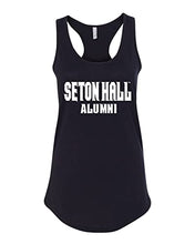 Load image into Gallery viewer, Seton Hall University Alumni Ladies Tank Top - Black
