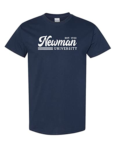 Vintage Newman University T-Shirt - Navy