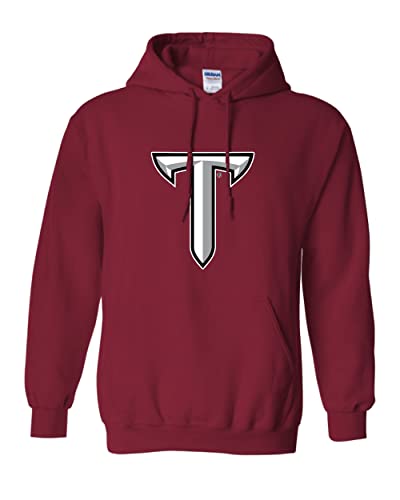 Troy University Power T Hooded Sweatshirt - Cardinal Red