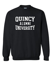 Load image into Gallery viewer, Quincy University Alumni Crewneck Sweatshirt - Black
