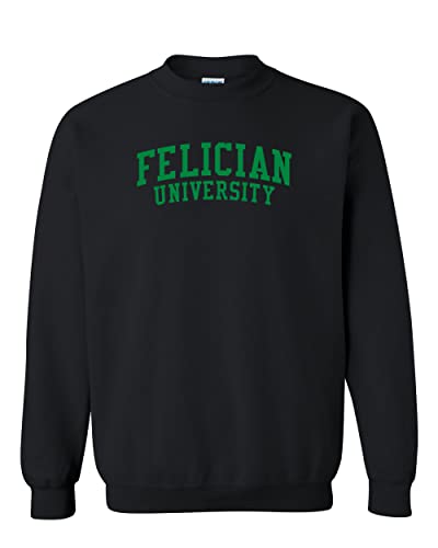 Felician University Crewneck Sweatshirt - Black