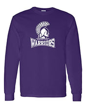 Load image into Gallery viewer, Winona State Warriors Primary Long Sleeve T-Shirt - Purple
