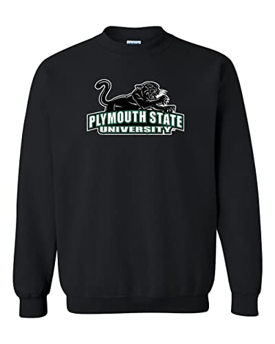 Plymouth State University Mascot Crewneck Sweatshirt - Black