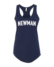 Load image into Gallery viewer, Newman University Block Ladies Tank Top - Midnight Navy
