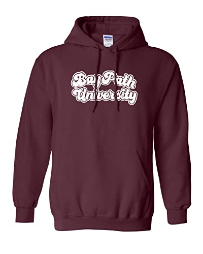 Bay Path University Block Letters Hooded Sweatshirt - Maroon