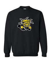 Load image into Gallery viewer, Wichita State University Shockers Crewneck Sweatshirt - Black
