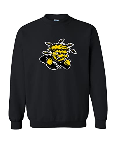 Wichita State University Shockers Crewneck Sweatshirt - Black