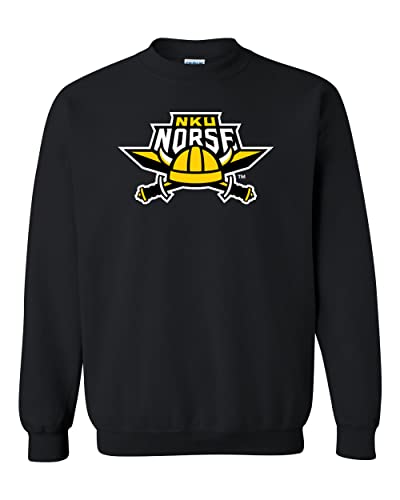 Northern Kentucky NKU Norse Crewneck Sweatshirt - Black