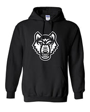 Load image into Gallery viewer, University of West Georgia Mascot Hooded Sweatshirt - Black
