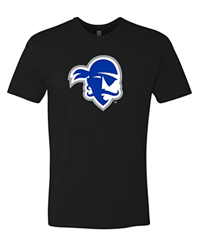 Seton Hall 1 Color Mascot Exclusive Soft Shirt - Black
