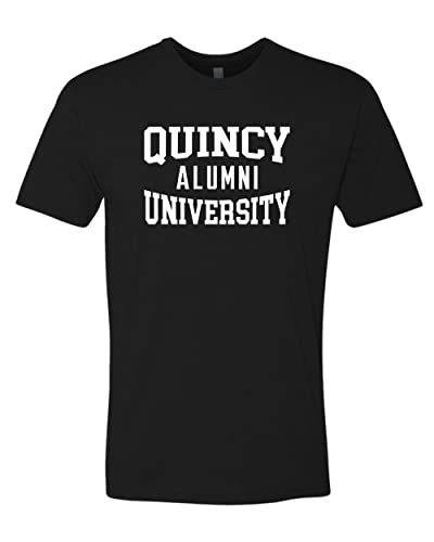 Quincy University Alumni Soft Exclusive T-Shirt - Black