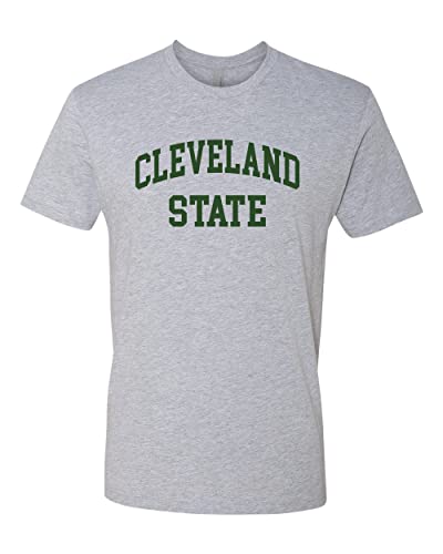 Cleveland State 1 Color Exclusive Soft T-Shirt - Dark Heather Gray