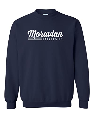 Moravian University Crewneck Sweatshirt - Navy