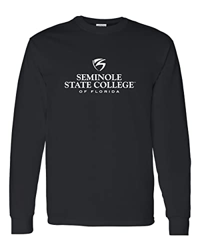 Seminole State College Stacked Long Sleeve T-Shirt - Black