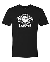 Load image into Gallery viewer, Goodwin University Navigators Soft Exclusive T-Shirt - Black
