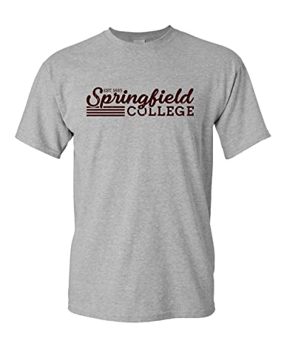 Vintage Springfield College T-Shirt - Sport Grey