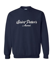 Load image into Gallery viewer, Saint Peter&#39;s University Alumni Crewneck Sweatshirt - Navy

