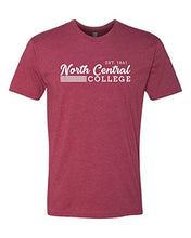 Load image into Gallery viewer, Vintage North Central College Est 1861 Soft Exclusive T-Shirt - Cardinal

