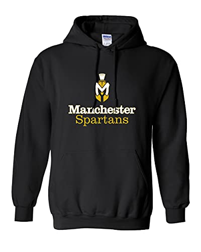 Manchester Spartans Full Logo Hooded Sweatshirt - Black