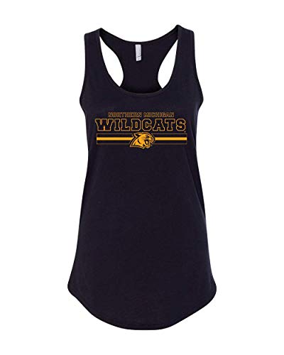 Northern Michigan Wildcats One Color Tank Top - Black
