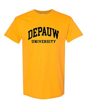 Load image into Gallery viewer, DePauw 1 Color Black Text T-Shirt - Gold
