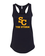 Load image into Gallery viewer, Simpson College The Storm Ladies Tank Top - Black
