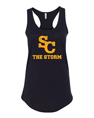 Simpson College The Storm Ladies Tank Top - Black