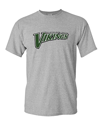 Cleveland State Vikings Full Color T-Shirt - Sport Grey