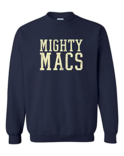 Immaculata University Mighty Macs Crewneck Sweatshirt - Navy