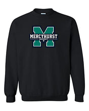 Load image into Gallery viewer, Mercyhurst University Full Color Crewneck Sweatshirt - Black

