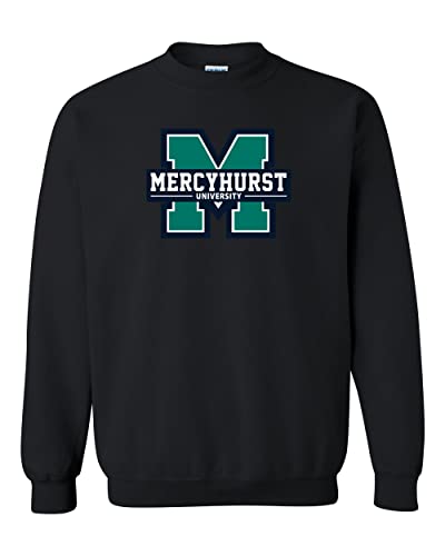 Mercyhurst University Full Color Crewneck Sweatshirt - Black